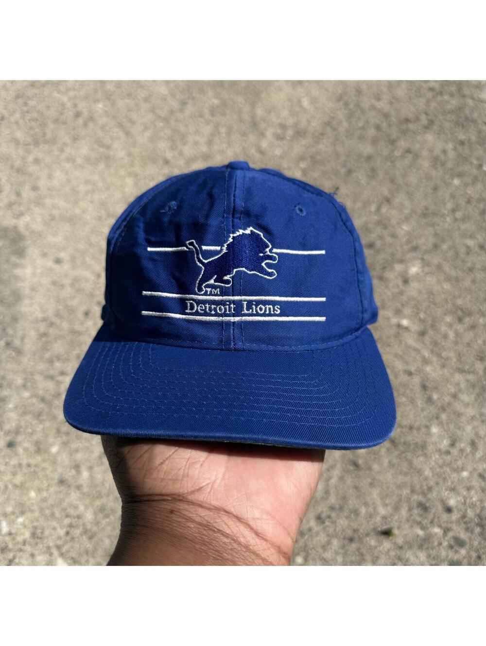Vintage 90s NFL Detroit Lions Football  SnapBack Hat